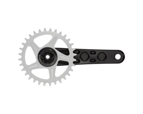 Juego de bielas Race Face Turbine Negro 10-12V (Eje 30 mm) (Brazo 160 mm) (Montaje Cinch) (línea de cadena de 55,5 mm) - Imagen 6