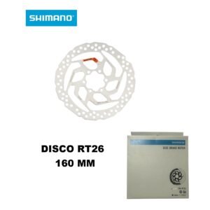 Disco de Freno Shimano RT26 160mm 6 Tornillos en caja