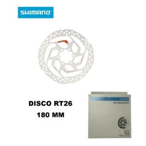Disco de Freno Shimano RT26 180 mm 6 Tornillos en Caja