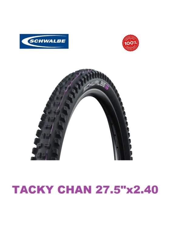 Llanta Schwalbe Tacky Chan 27.5x2.40" Evolution Addix Ultra Soft Super Downhill TLEasy 2x67EPI Black