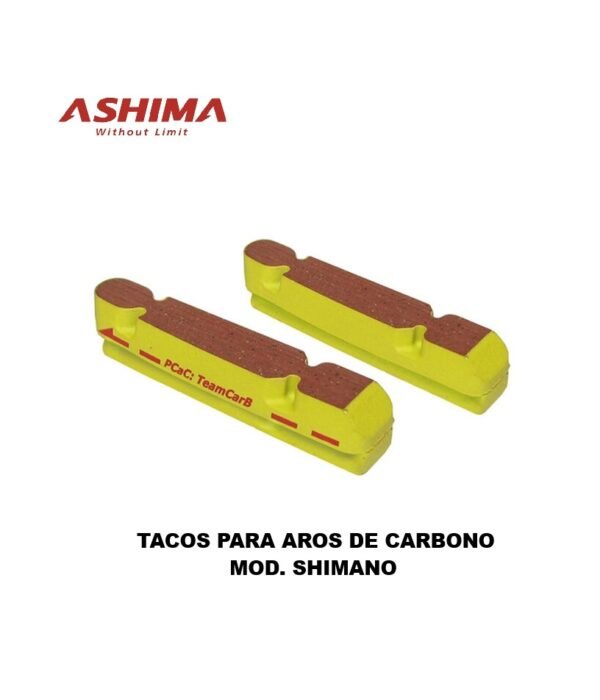 Tacos de Freno Ashima Team Carb para Aros de Carbono ( Modelo Shimano Dura-Ace,Ultegra,105)