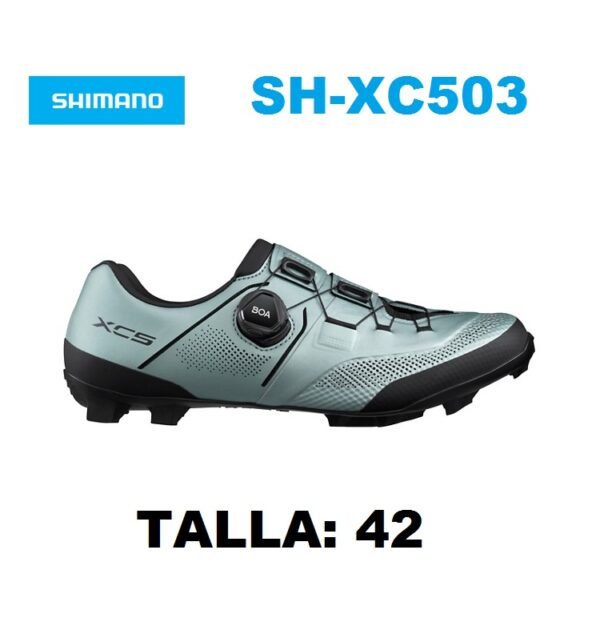 Zapatilla Shimano SH-XC503 MTB Hombre Talla: 42 Color: Ice Blue