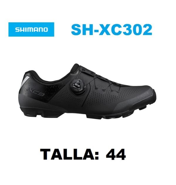 Zapatilla Shimano SH-XC302 MTB Hombre Talla: 44 Negro