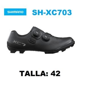 Zapatilla Shimano SH-XC703 MTB Hombre Talla: 42 Negro