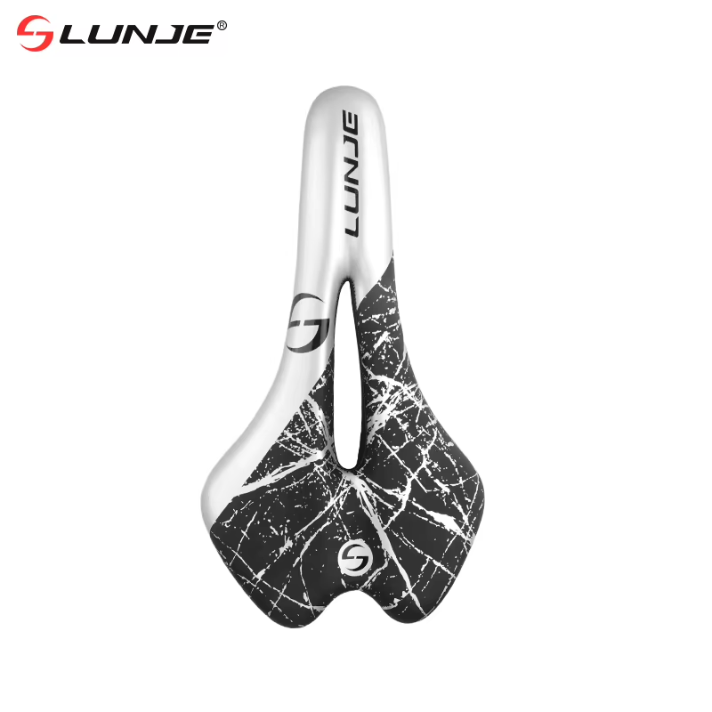 Sillín Gel MTB/RUTA Lunje ZD01 Diseño Antiprostatico Gris 155 mm