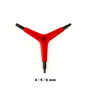 Llave Allen Tipo «Y» ATOM AT-257 4/5/6mm Red