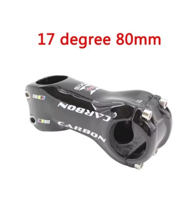 Potencia de Fibra de Carbon Mod. Ritchey 17°x 80mm Brilloso