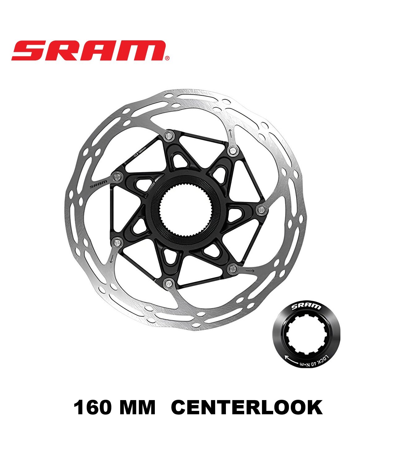 Disco Sram Flotante CenterLine 160 mm X Centerlook en Caja Original