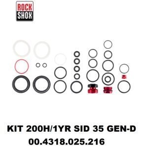 Kit de Retenes 200H/1Año de Horquilla RockShox SID 35, Select/+, Ultimate Generacion-D Código: 00.4318.025.216