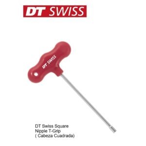 Llave de radios DT Swiss Square Nipple T-Grip Wrench ( Cabeza Cuadrada)