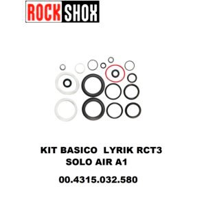 Kit de Retenes RockShox Basico para Lyrik RCT3 35mm Solo Air A1 Código: 00.4315.032.580