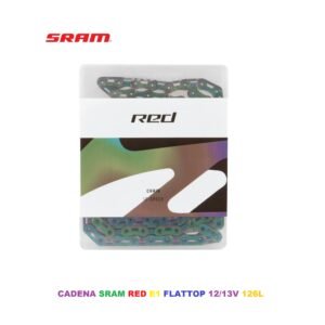 Cadena Sram RED E1 Flattop 12/13v 126 Links Rainbow
