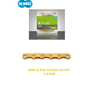 Cadena KMC X12/13v Flatop Sram T-TYPE Ti- Gold 126L Original