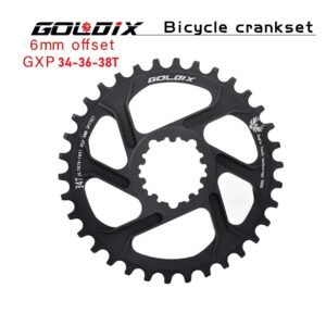 Plato GOLDIX para Sram Eagle Direct Mount 34-36-38T Offset 6mm Redondo