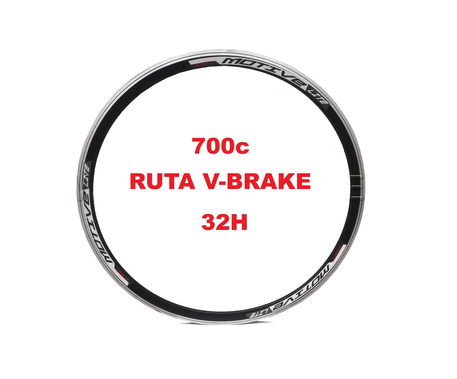 Aro de Ruta 700C Aerolite Modelo Motive Perfil 31mm 32H