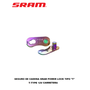 Conector de Cadena SRAM PowerLock Flattop - Rainbow para Cadena de Ruta (1 par)