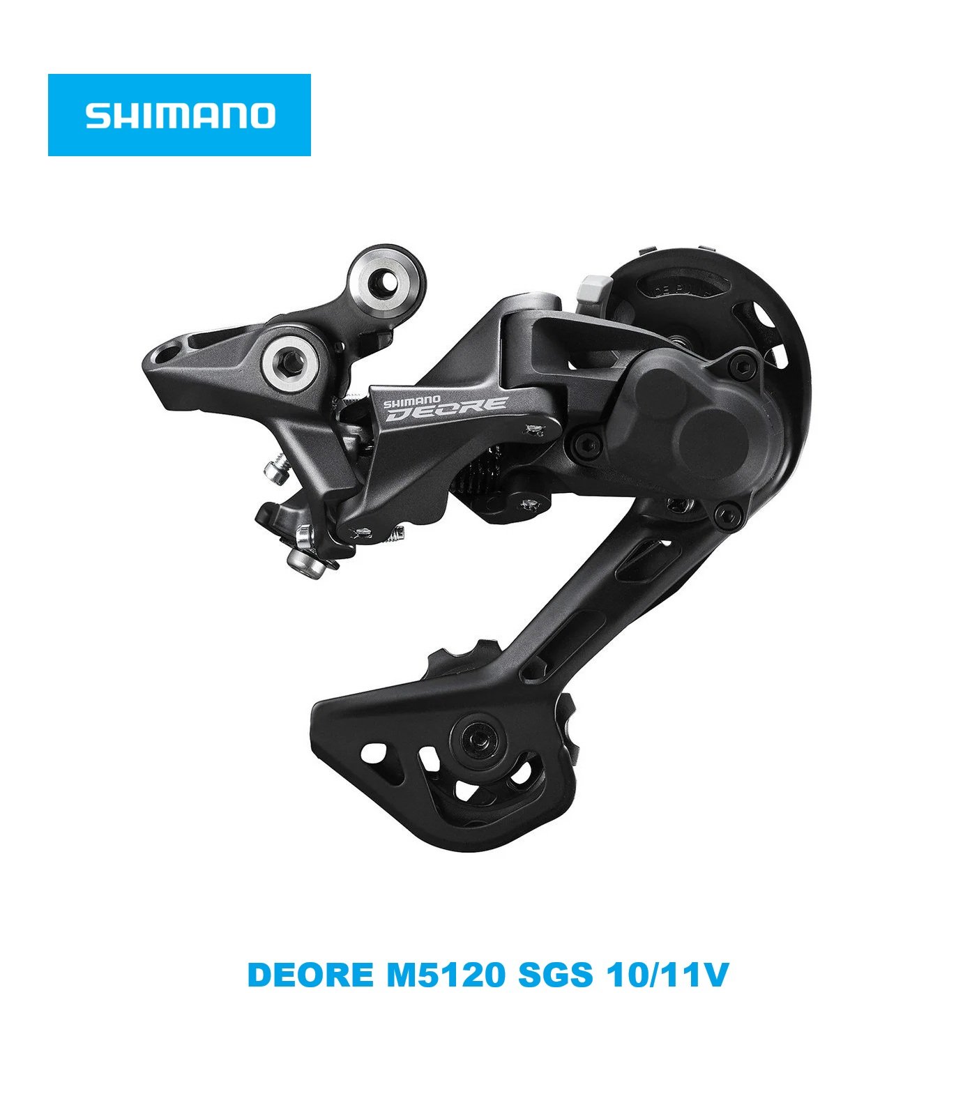 Descarrilador Shimano Deore RD-M5120 10/11v SGS Shadow OEM sin Caja