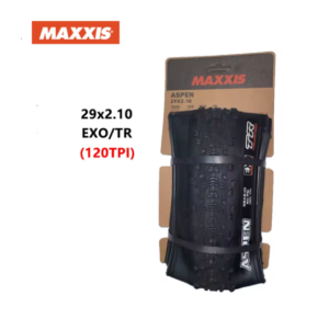 Llanta Maxxis Aspen 29″x2.10 EXO/TR E-25 120TPI 60PSI Negro