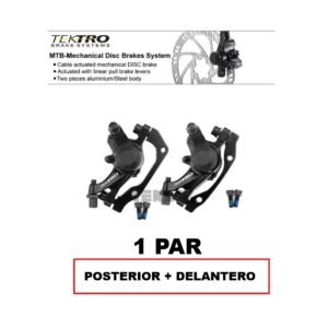 Juego de Caliper Mecánico Tektro MD-M280 Delantero + Trasero