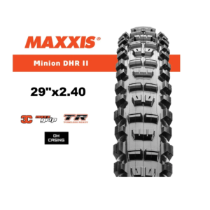 Llanta Maxxis DH Minion DHR 29″×2.40WT M327RU 3CG/DH CASING/TR E-25 60X2TPI