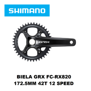 Biela Shimano GRX FC-RX820 172.5 mm / 42T / 1x12v