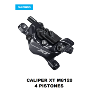 Caliper Hidráulico Shimano XT M8120 4 pistones (1 lado) en Caja