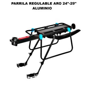 Parrilla Regulable de Bicicleta Aluminio de 20"-29"