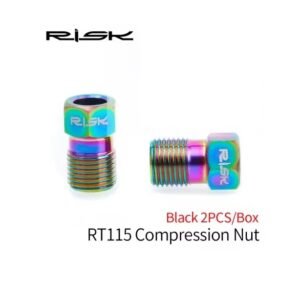 Kit de Tornillos de Frenos Hidraulicos Risk Titanio Tornazolado (2UND)