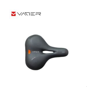 Asiento de Bicicleta Vader para Paseo Ancho Negro/Rojo Antiprostatico