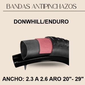 Banda Antipinchazo Crazy Riders ENDURO/DH Aro 20″ a 29″ 2.3-2.6 (UND)