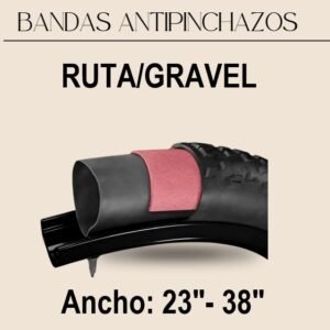Banda Antipinchazo Crazy Riders Ruta/Gravel 700c 23/38mm (UND)