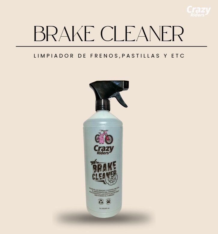 Limpiador de Freno Brake Cleaner Crazy Riders 500ml