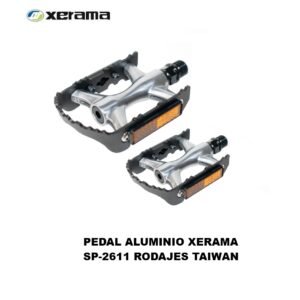 Pedal Xerama MTB Aluminio Plataforma Rodajes Taiwán