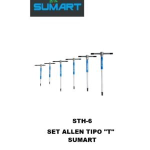 Juego de Allen Profesional Tipo "T" Sumart STH-6 6 Piezas