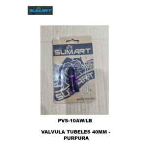 Válvula Tubeles Sumart PVS-10AW/LB Presta 40 mm Aluminio Purpura (1 par)