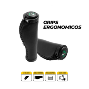 Grips RockBros Ergonomico Tipo Cuero con Ajuste Negro