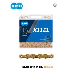 Cadena KMC X11V EL Gold 118 Link Original Taiwán