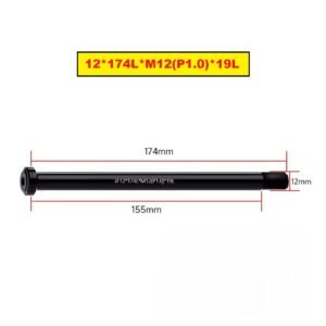 Eje Posterior TropiCycle para Cuadro Boost 12x148mm Ø12*174L*M12(P1.0)*19L