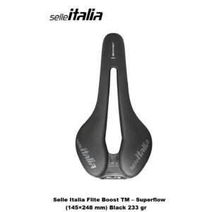Sillín Selle Italia Flite Boost TM – Superflow (145×248 mm) Black 233 gr