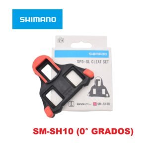 Calas Shimano RUTA SM-SH10 (0° Grados) Rojo Par Blister Japón
