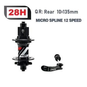Maza Trasera ARC MT-009 Microspline 28 H Negro