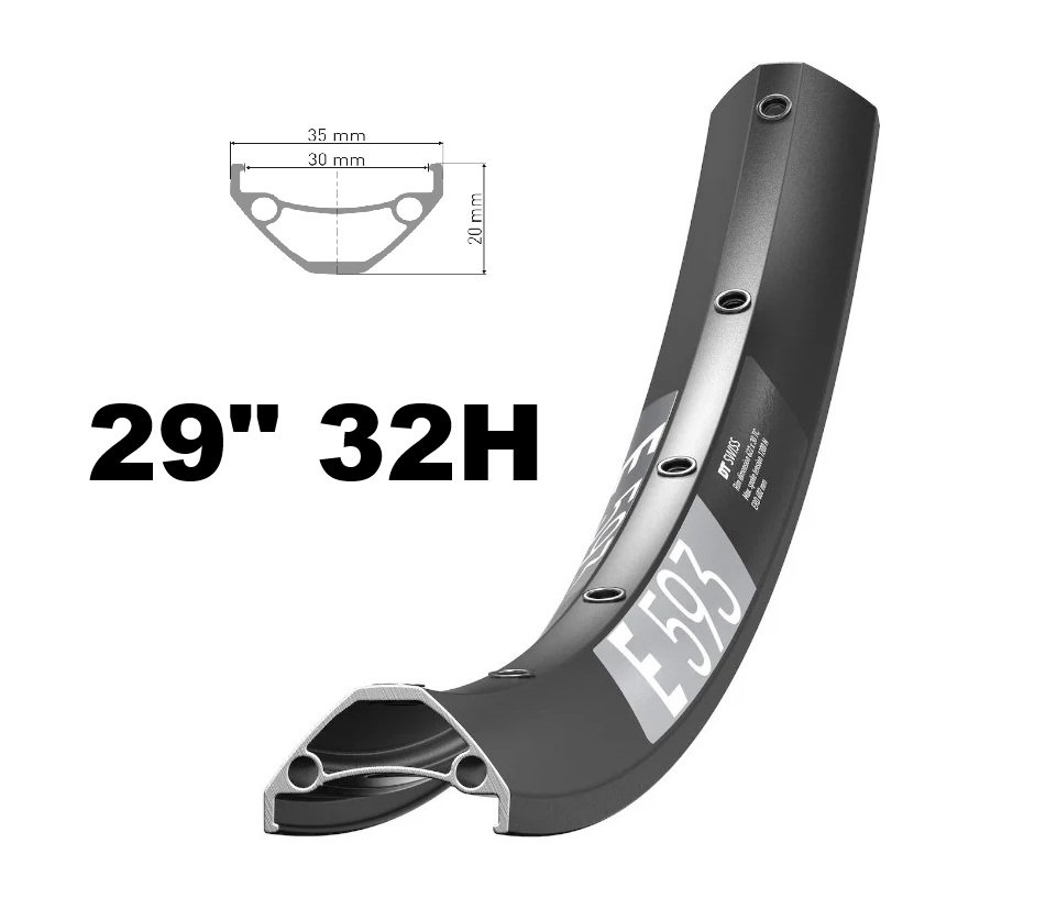 Aros Dt Swiss E 593 29″ 32H Túbeles Enduro/DH (UND)