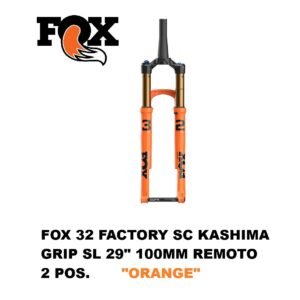 Horquilla Fox 32 Float Factory SC 29'' Kashima Grip SL 2-Pos 100 mm Push-Lock Boost 15x110mm Kabolt SL Offset 44 Naranja Año 2026
