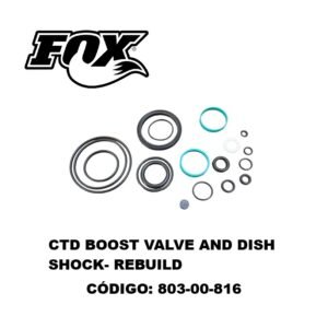 Kit de Retenes de Shox Fox (CTD Boost Valve andDisk Shox rebuild - CTD, DPS) (Código: 803-00-816)