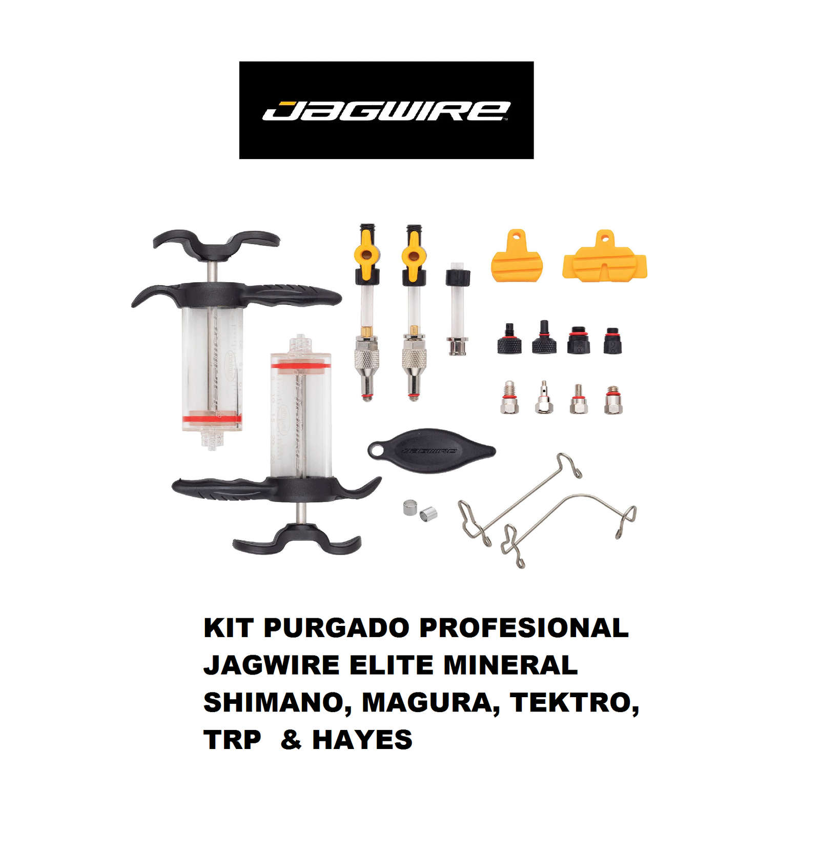 Kit de Purgado Profesional Jagwire Elite WST074 Mineral Shimano, Magura, Tektro, TRP & Hayes