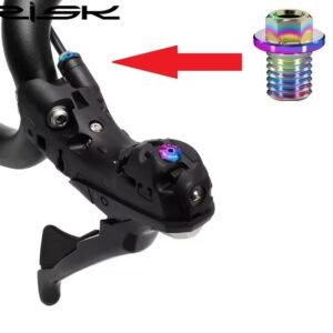 Kit de Tornillos Titanio Risk de Frenos Hidraulicos de Ruta (Funda) Tornazolado (2UND)
