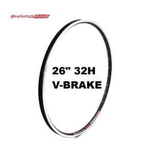 Aros MTB Shining MT-22 26″ 32H Remachado V-Brake Aluminio Taiwán