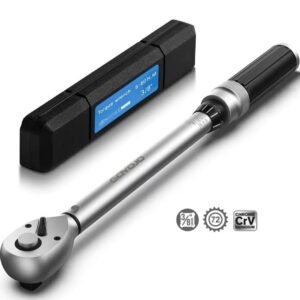 Llave Dinamométrica GOYOJO de 5-60 N.m Enganche 3/8" Black en Box