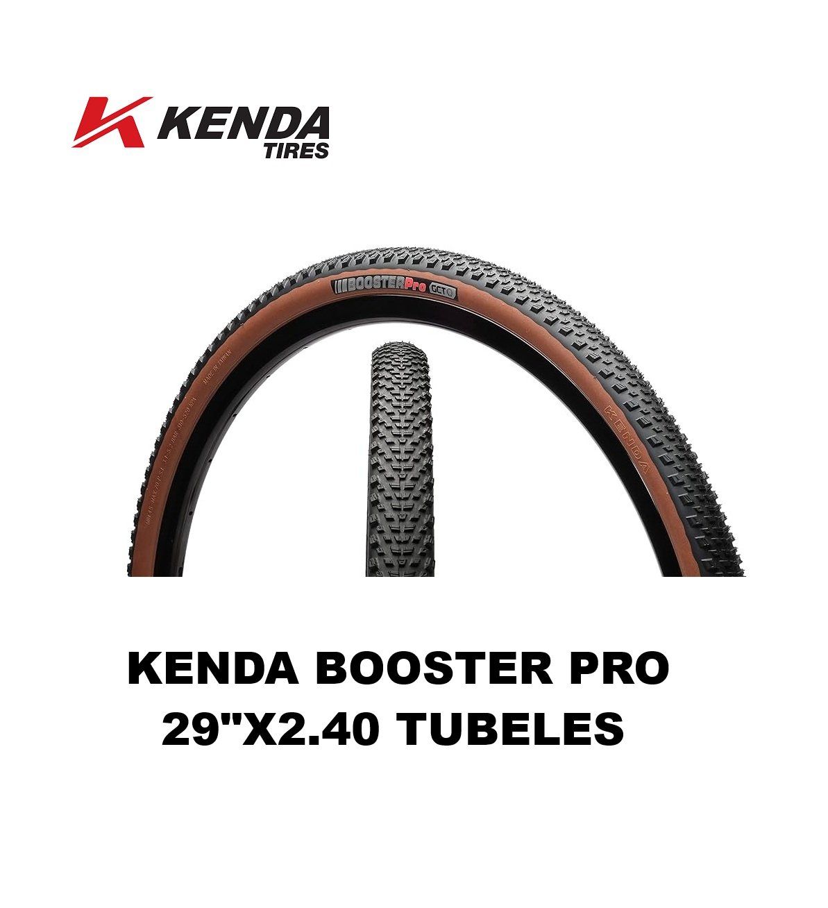 Llanta Kenda Booster Pro 29"x2.40 Skin Wall Tubeles Ready