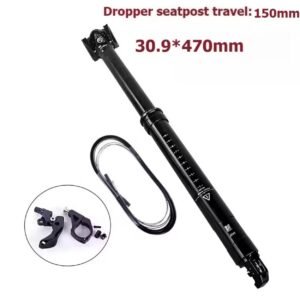 Dropper Tranz-X Jiuding 30.9 mm Taiwán Recorrido 150mm + Palanca